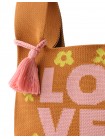 Girls' Knitted Bag w/Intarsia