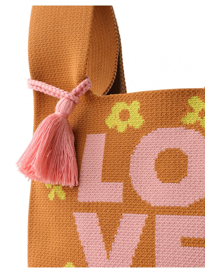 Girls' Knitted Bag w/Intarsia