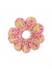 Girls' Flower Scrunchie And Clip Set