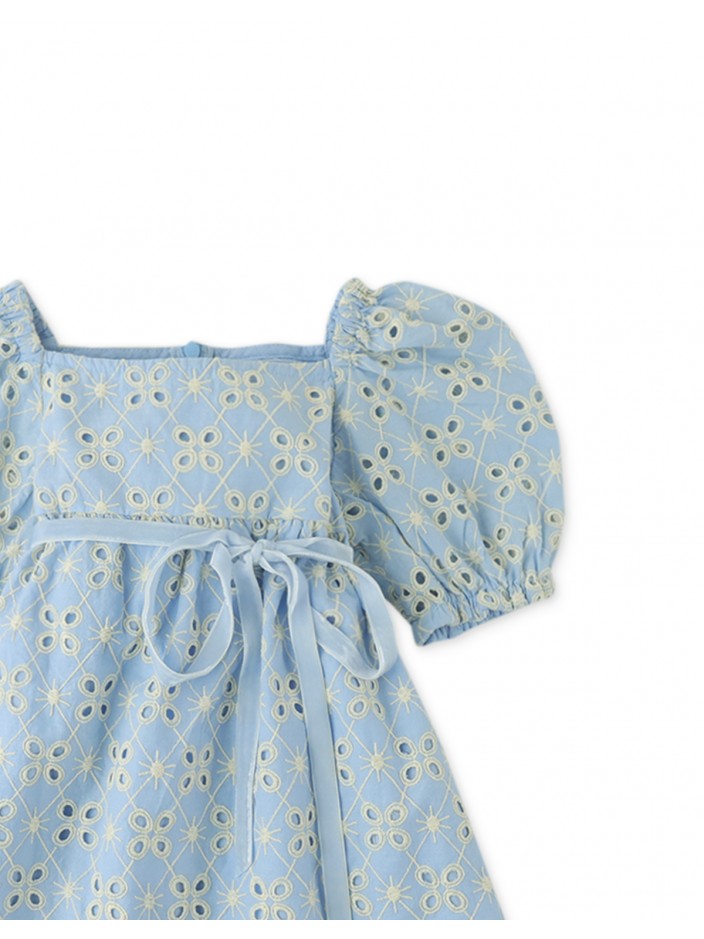 Baby Girls' Lace Dress With Belt