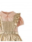Baby Girls' Lame Jumper Skirt With Inner Blouse