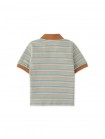 Boys' Stripey Fine Rib Polo