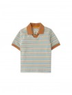 Boys' Stripey Fine Rib Polo