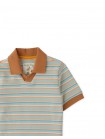 Boys' Stripey Fine Rib Polo