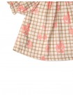 Baby Girls' Fruit Print Smocked Blouse With Braided Ties