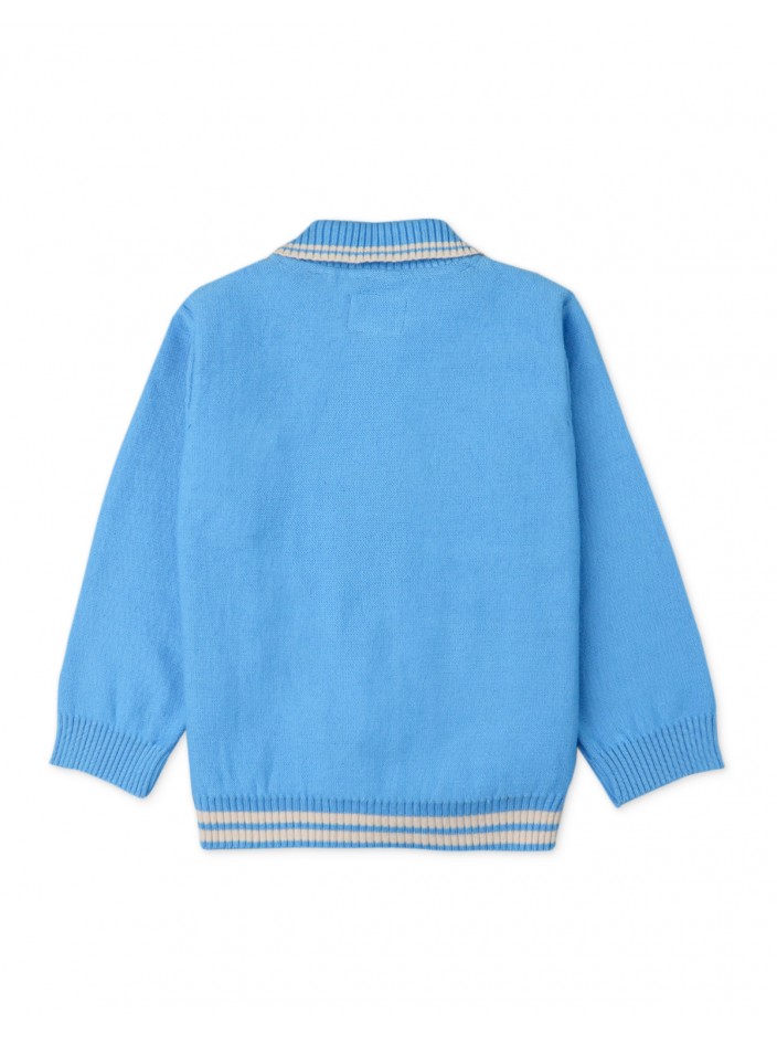 Boys' Stripe Tipping Cardigan