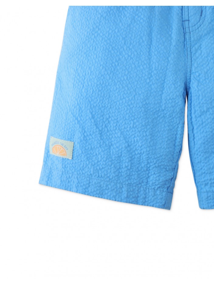 Boys' Seersucker Bermuda Shorts