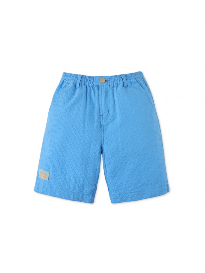 Boys' Seersucker Bermuda Shorts