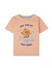 Boys' Jumping Orange Graphic Tee