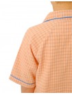 Boys' Crumpled Checks Short Sleeves Shirt