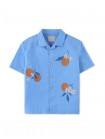 Boys' Oranges Embroidered Shirt