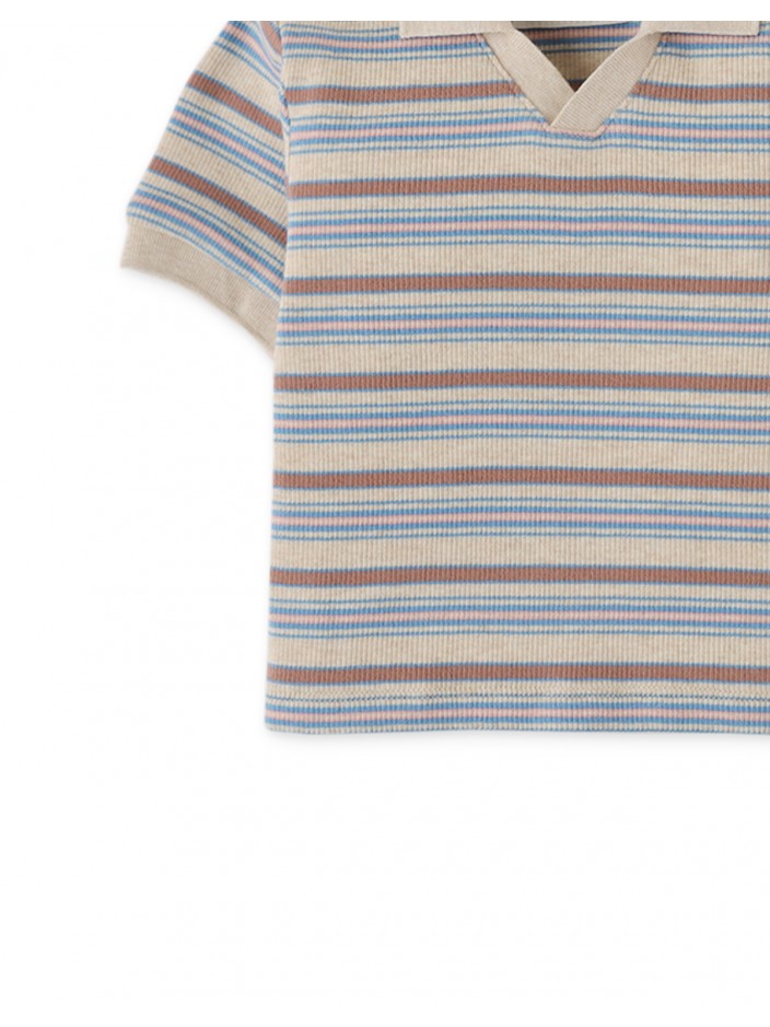 Baby Boys' Retro Stripes Polo Shirt