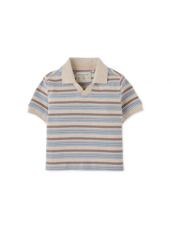 Baby Boys' Retro Stripes Polo Shirt