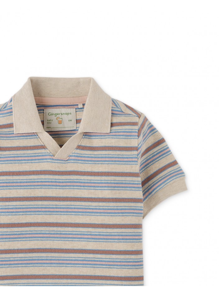 Baby Boys' Retro Stripes Polo Shirt