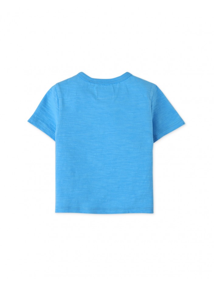 Baby Boys' Henley Tee W/ Sailboat Embroidery