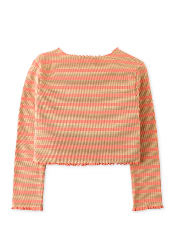 Girls' Ribbed Jersey Cardigan