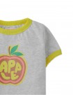 Girls' Apple Ringer Top with Contrast Trims