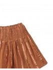 Girls' Lurex Stripey Skirt With Smocked Yoke