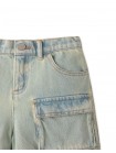 Girls' Denim Cargo Shorts