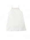 Girls Printed Smocked Dress With Puff Sleeves And Inner Camisole