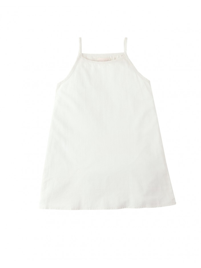Girls Printed Smocked Dress With Puff Sleeves And Inner Camisole