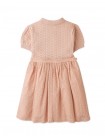 Girls Knitted Bodice Dress With Embroidered Tulle Skirt