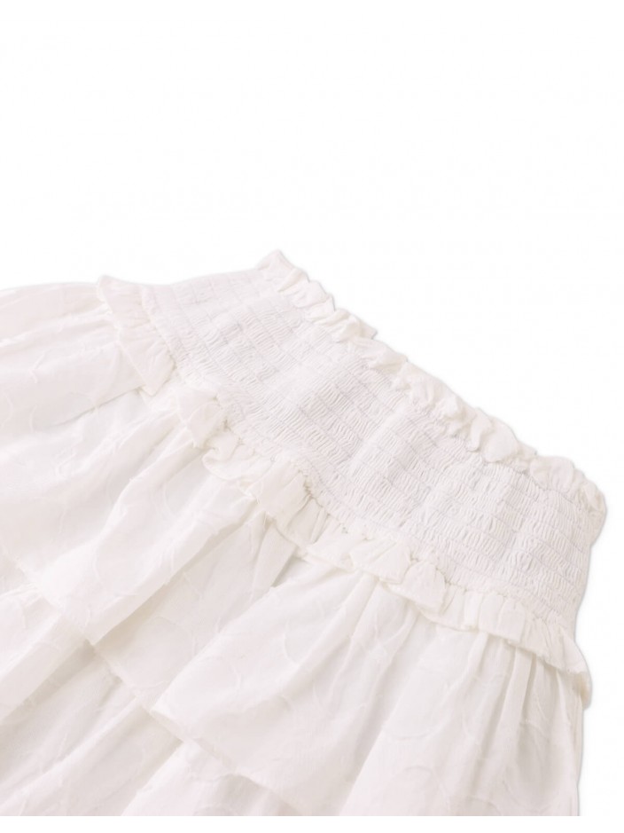 Girls' Jacquie Tiered Ruffle Skirt