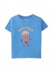 Girls' Kristyn Tee Blue W/ Popstar Print