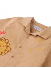 Baby & Toddler Boys' Julian Shirt With Lion And Stars Print With Emroidered Details