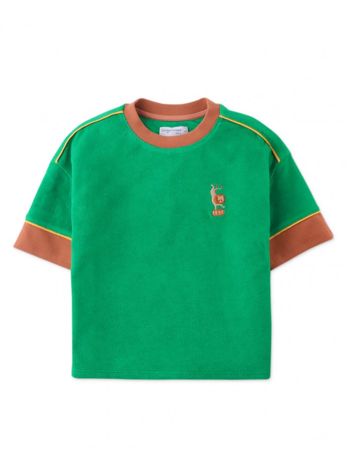 Boys' Logan Tee With Lion Embroidery