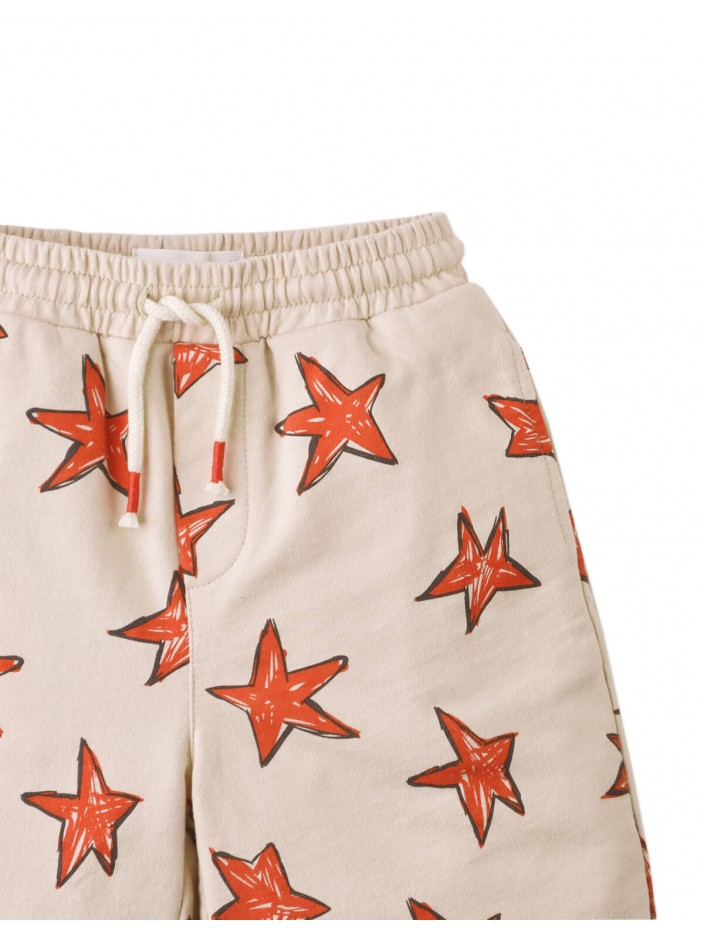 Boys' Aiden Knit Shorts In Doodle Star Print