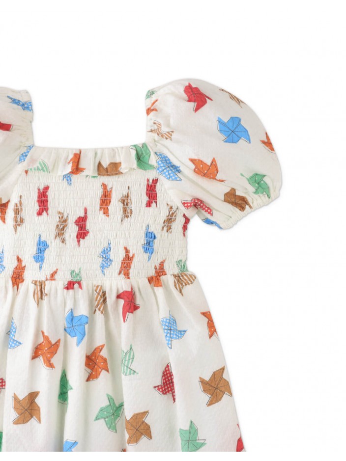 Girls' Daria Dress In Pinwheel Print
