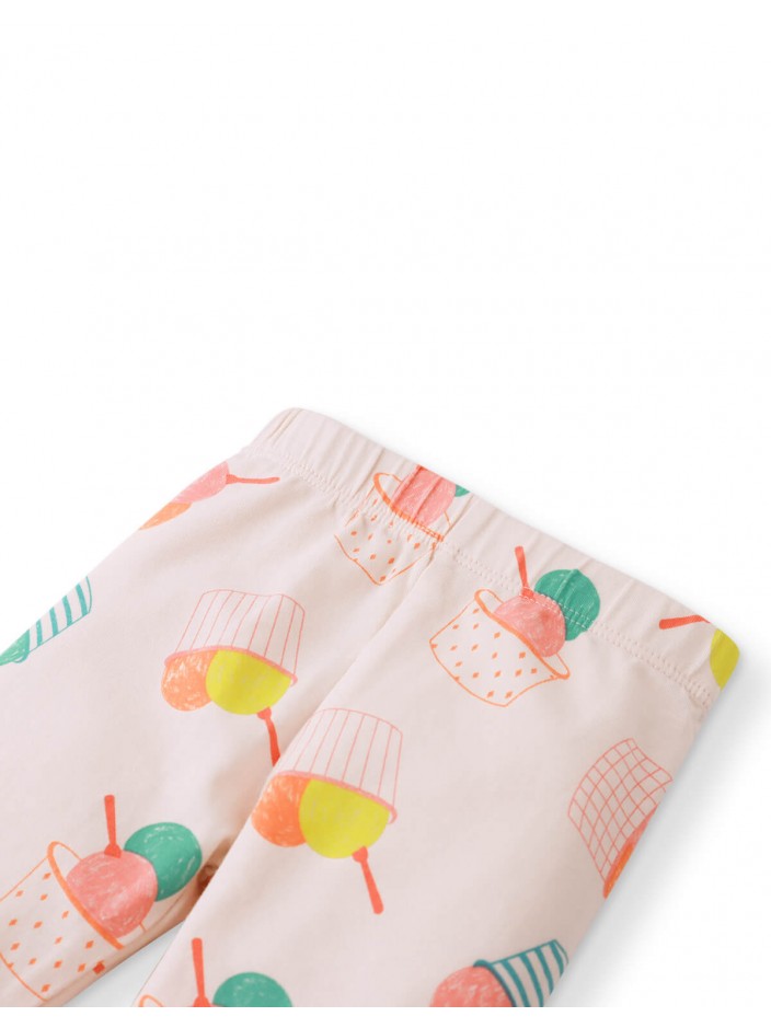 Baby & Toddler Girls' Baby Sheena Leggings Sundae Overload W/ Side Ruching