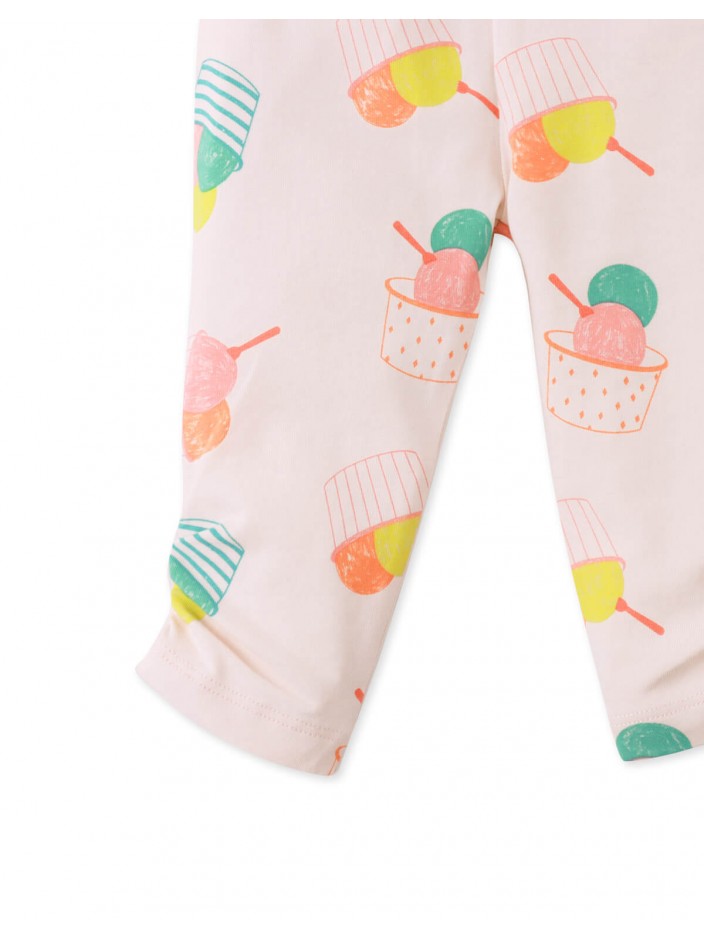 Baby & Toddler Girls' Baby Sheena Leggings Sundae Overload W/ Side Ruching