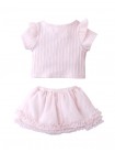 Baby & Toddler Girls' Lara Tee Pink & Lara Skirt Set Pink