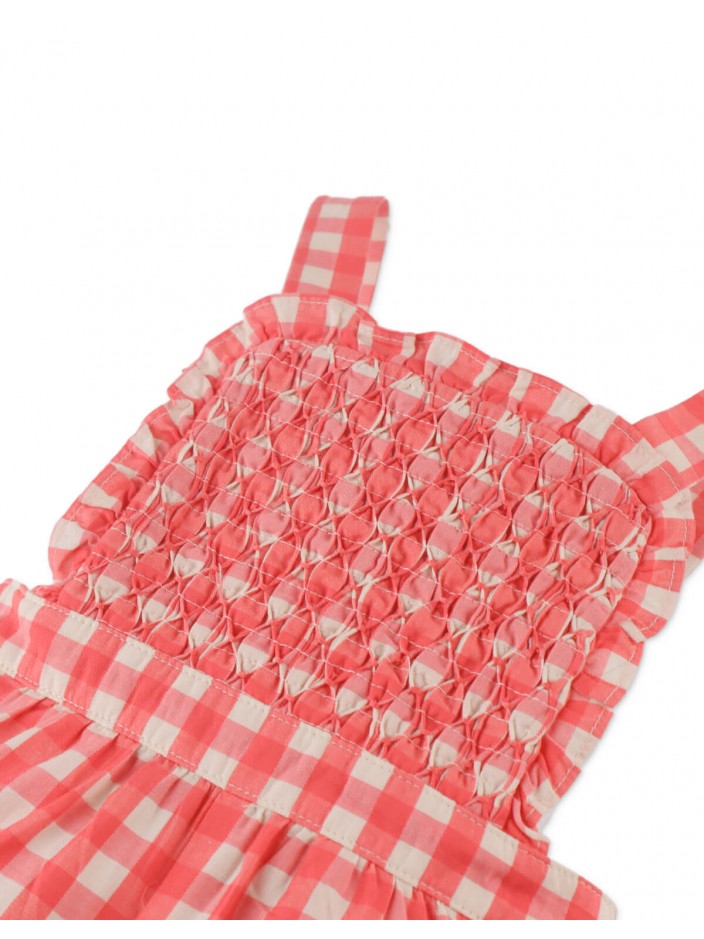 Baby & Toddler Girls' Nadia Gingham Jumpsuit With Smocking