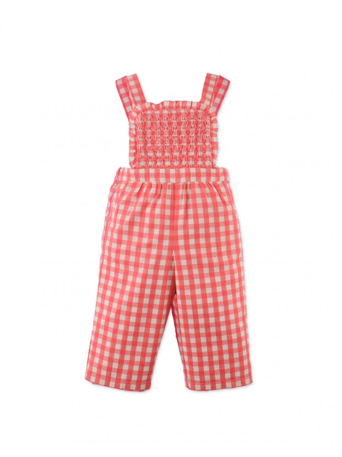 Baby & Toddler Girls' Nadia Gingham Jumpsuit With Smocking