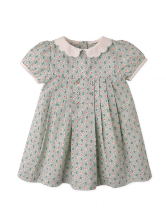 Baby & Toddler Girls' Norah Dress With Embroidered Collar