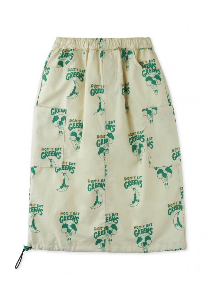 Girls' Lucy Pull-Up Cargo Skirt Veggies Grove