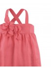 Girls' Anya Dress With Floral Applique