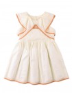 Girls' Fiona Dress With Flutter Collar