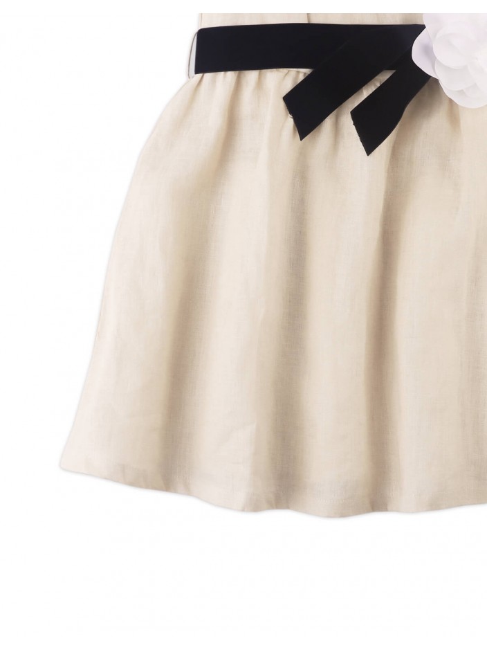 Girls' Sylvie  Halter Dress Beige