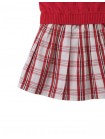 Baby & Toddler Girls' Becky Bodice Dress Red With Checked Tafetta Bottom