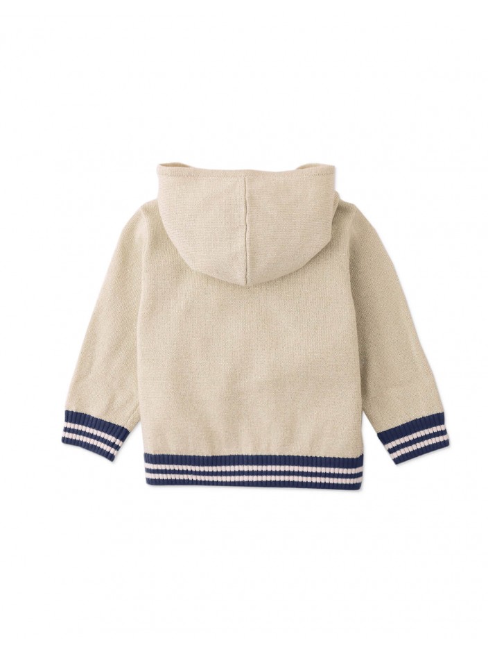 Baby & Toddler Girls' Baby Geraldine Hooded Jacket Shimmery  Beige