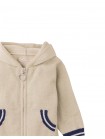 Baby & Toddler Girls' Baby Geraldine Hooded Jacket Shimmery  Beige