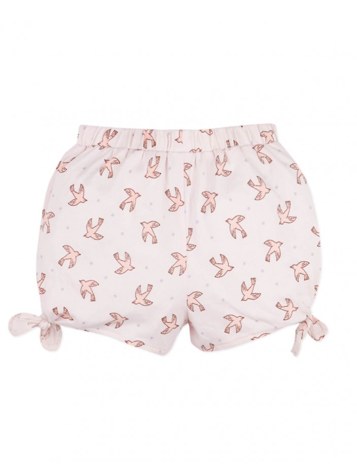 Girls' Juliet Shorts Aviary With Side Ties