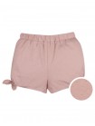 Girls' Juliet Shorts Gold Stars In Rose With Side Ties