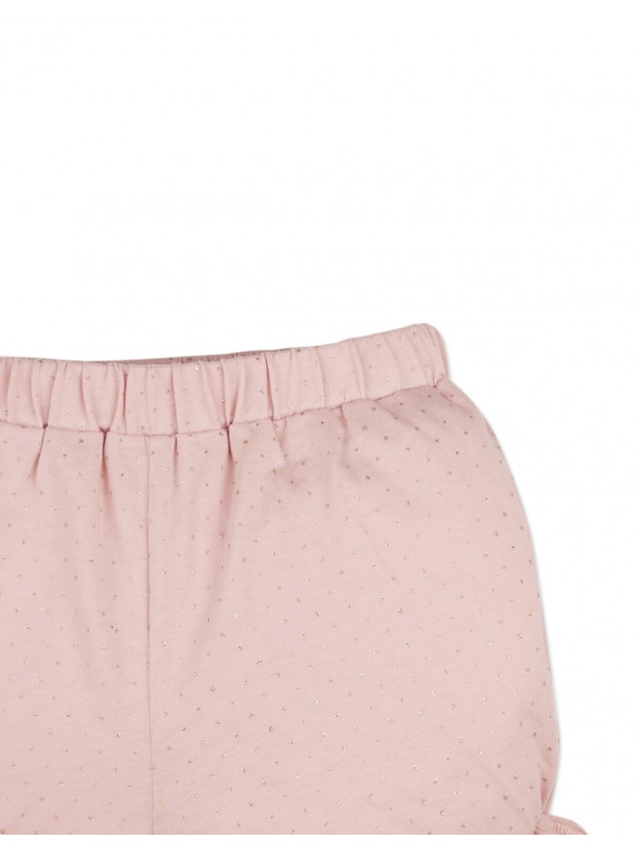 Girls' Juliet Shorts Gold Stars In Rose With Side Ties