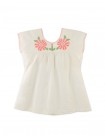 Persephone Dress With Floral Embroidery