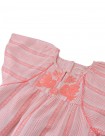 Elsie Stripey Dress With Kimono Sleeves